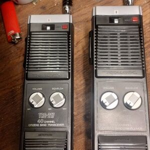 Vintage Realistic 2 Way Handheld Radios